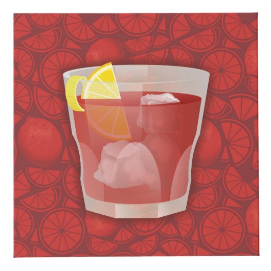 Amerikaanse cocktail kubus (Voorkant)