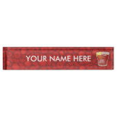 Amerikaanse cocktail naambordje (Voorkant)