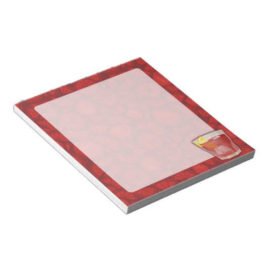 Amerikaanse cocktail notitieblok (Schuin)