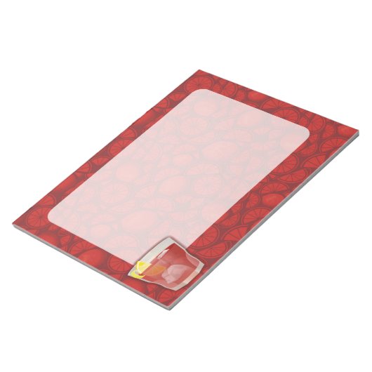 Amerikaanse cocktail notitieblok (Schuin)