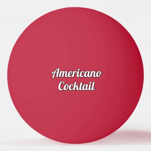 Amerikaanse cocktail pingpongbal (Achterkant)
