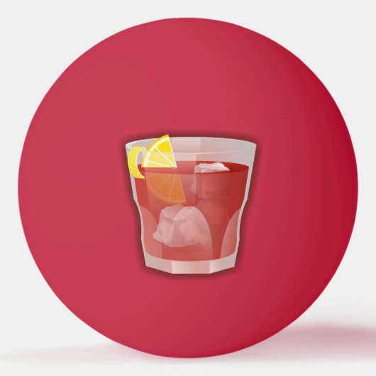 Amerikaanse cocktail pingpongbal (Voorkant)