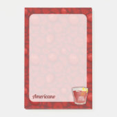 Amerikaanse cocktail post-it® notes (Voorkant)