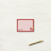 Amerikaanse cocktail post-it® notes (Op bureau)