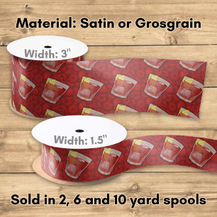 Amerikaanse cocktail satijnen lint