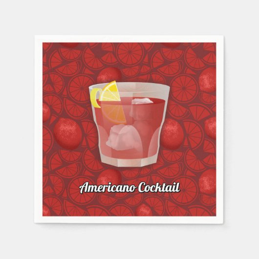 Amerikaanse cocktail servetten (Voorkant)