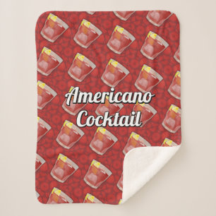 Amerikaanse cocktail sherpa deken