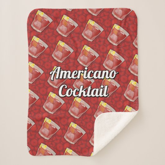 Amerikaanse cocktail sherpa deken (Voorkant)