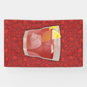 Amerikaanse cocktail spandoek (Horizontaal)