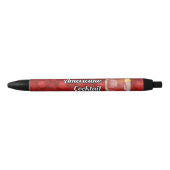 Amerikaanse cocktail zwarte inkt pen (Voorkant)