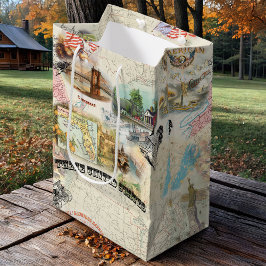  Amerikaanse collage Medium Cadeauzakje