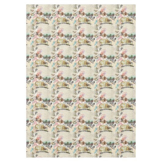  Amerikaanse collage Tafelkleed (Voorkant)