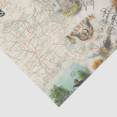 Amerikaanse collage Tissuepapier (Detail)