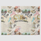 Amerikaanse collage Tissuepapier (Voorkant)