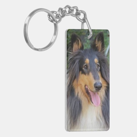 Amerikaanse Colley. Sleutelhanger (Voorkant Links)