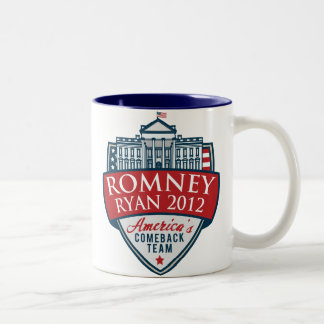 Amerikaanse Comeback Team Romney-Ryan Mok 2012