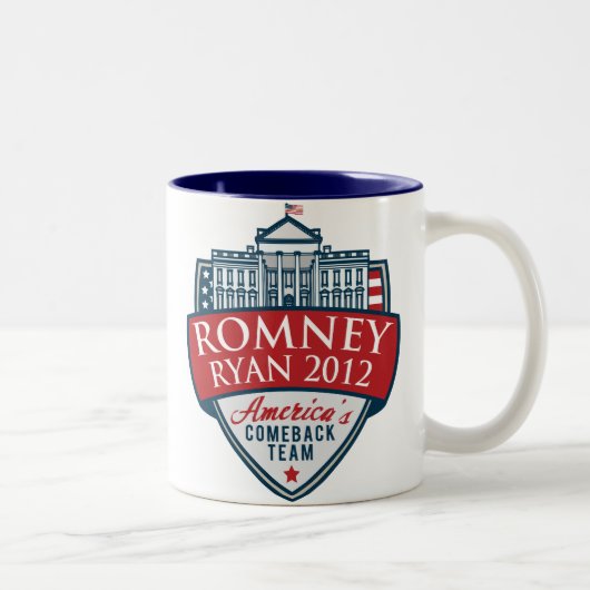 Amerikaanse Comeback Team Romney-Ryan Mok 2012 (Rechts)