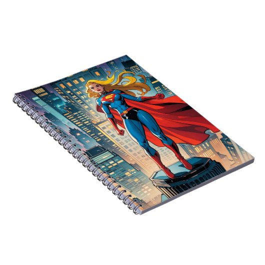 Amerikaanse comics, retro Amerikaanse comics, supe Notitieboek (Rechterzijde)