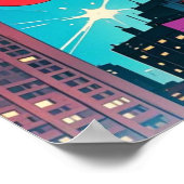 Amerikaanse comics, retro Amerikaanse comics, supe Poster (Hoek)