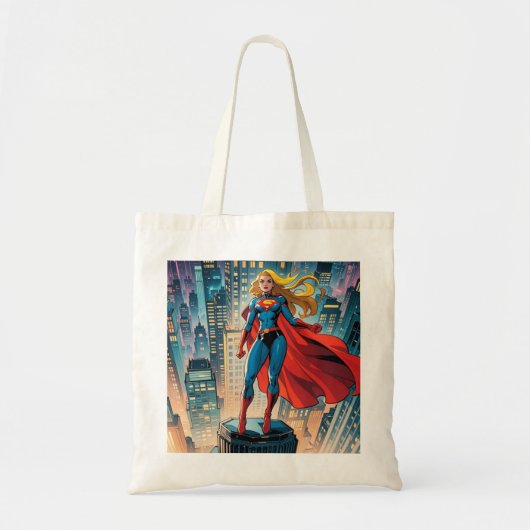 Amerikaanse comics, retro Amerikaanse comics, supe Tote Bag (Voorkant)