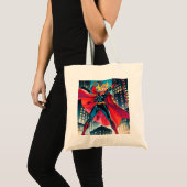 Amerikaanse comics, retro Amerikaanse comics, supe Tote Bag (Voorkant (product))