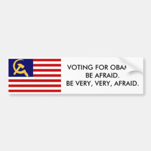 Amerikaanse communistische vlag, Obama Bumpersticker