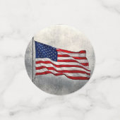 Amerikaanse Confetti met vlaggestabel (Kleine voorkant)