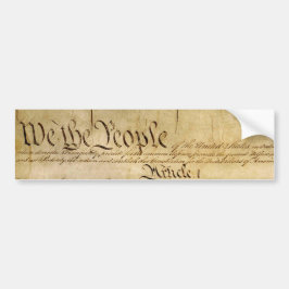 Amerikaanse constitutionele vrijheden - ken uw rec bumpersticker