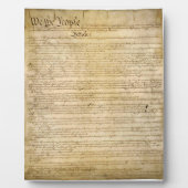 Amerikaanse constitutionele vrijheden - ken uw rec fotoplaat (Voorkant)