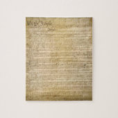 Amerikaanse constitutionele vrijheden - ken uw rec legpuzzel (Verticaal)