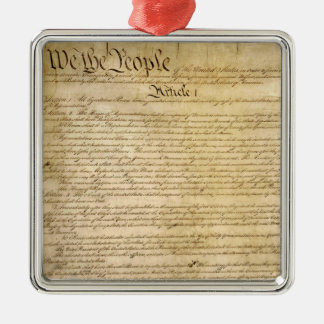 Amerikaanse constitutionele vrijheden - ken uw rec metalen ornament