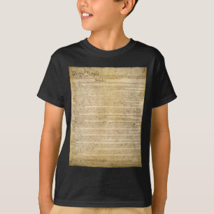 Amerikaanse constitutionele vrijheden - ken uw rec t-shirt
