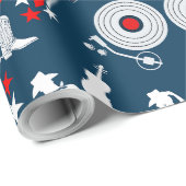 Amerikaanse Country Music Line Dancing Cadeaupapier (Rol Hoek)