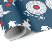 Amerikaanse Country Music Line Dancing Cadeaupapier (Rol Hoek)