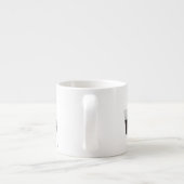 Amerikaanse Courage cutout espresso mok (Achterkant)