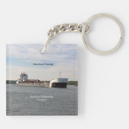 Amerikaanse Courage-sleutelketen Sleutelhanger (Achterkant)