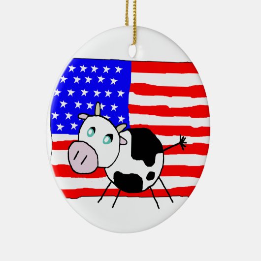 Amerikaanse Cow Ornament (Rechts)