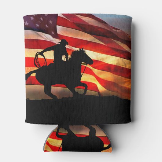 Amerikaanse Cowboy Blikjeskoeler (Achterkant)