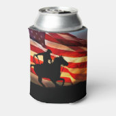 Amerikaanse Cowboy Blikjeskoeler (Blikje Achterkant)