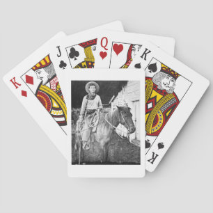 Amerikaanse cowboy in Kansas, c.1880 (foto) Speelkaarten