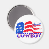 AMERIKAANSE COWBOY RODEO MAGNEET (Voorkant / Achterkant)