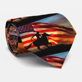 Amerikaanse Cowboy-Stropdas Stropdas (Opgerold)