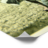 Amerikaanse cowboys branding a calf, c.1900 (foto) poster (Hoek)