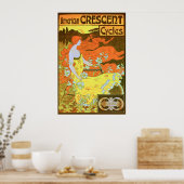 Amerikaanse CRESCENT-fietsen Poster (Keuken)