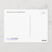 Amerikaanse Crow Briefkaart (Achterkant)