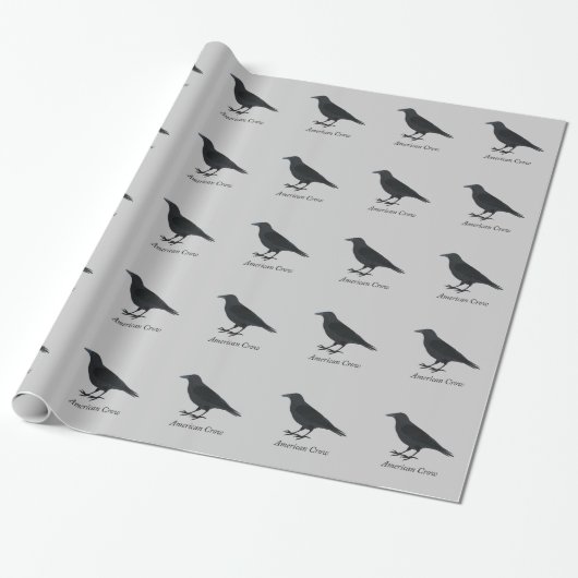 Amerikaanse Crow Cadeaupapier (Uitgerold)
