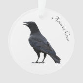 Amerikaanse Crow Ornament (voorkant)