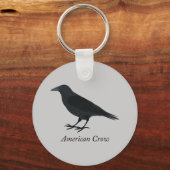 Amerikaanse Crow Sleutelhanger (Voorkant)
