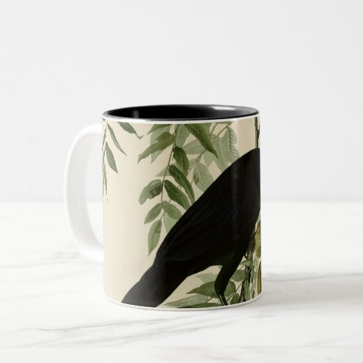 Amerikaanse Crow Tweekleurige Koffiemok (Voorkant links)