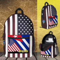 Amerikaanse / Cubaanse rugzak, patriottisch / Vla
